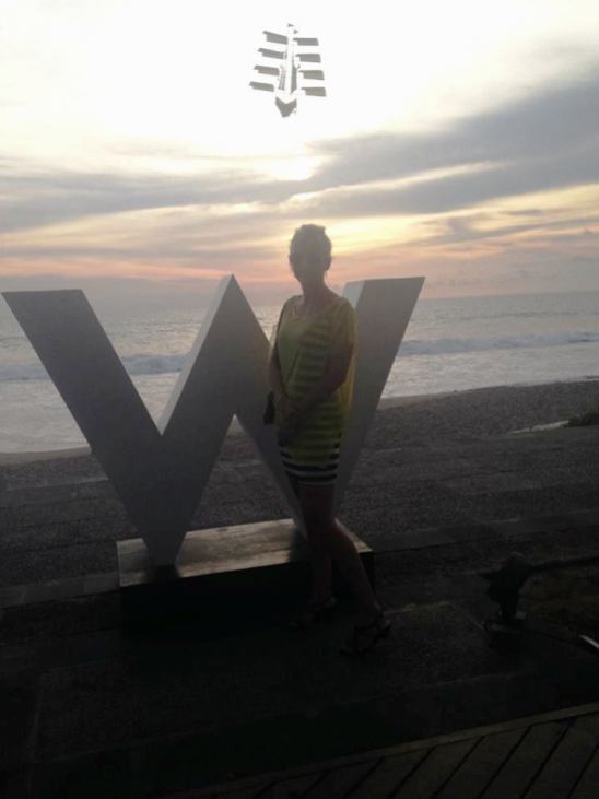 Bali sunset at the W